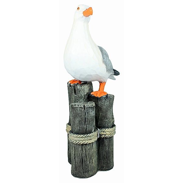 colourliving Gartenfigur Möwe auf Poller Deko günstig online kaufen