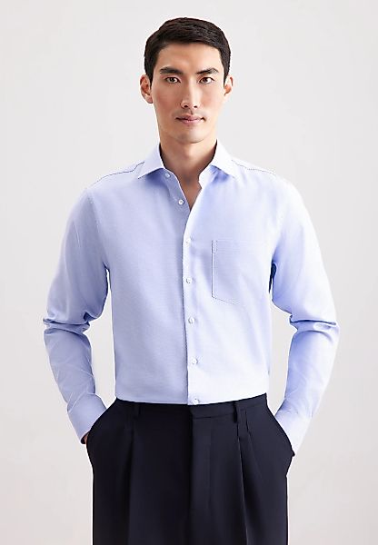 seidensticker Businesshemd "Regular" Regular 1/1 Kentkragen Kleinmuster günstig online kaufen