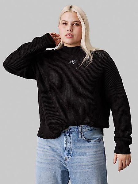 Calvin Klein Jeans Plus Stehkragenpullover PLUS günstig online kaufen