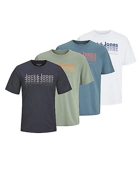 Jack & Jones T-Shirt Jack & Jones Herren T-Shirt JjTex Regular-Fit Basic günstig online kaufen