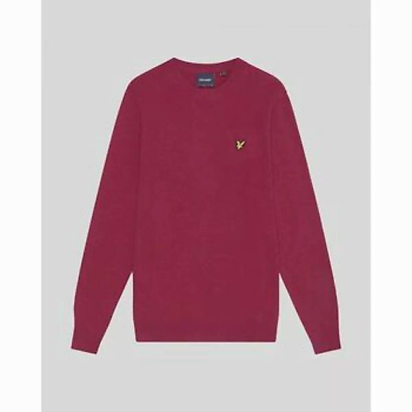 Lyle & Scott  Pullover KN2114V LAMBSWOOL BLEND CREW-X318 RICH BURGUNDY günstig online kaufen