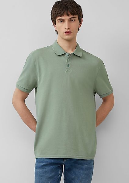 QS Kurzarmshirt Poloshirt aus Piqué günstig online kaufen