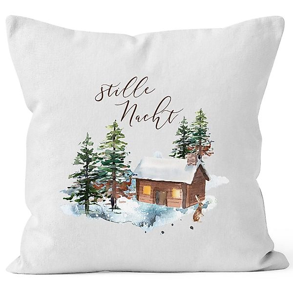 Autiga Dekokissen Weihnachts-Kissenbezug Stille Nacht Weihnachten günstig online kaufen