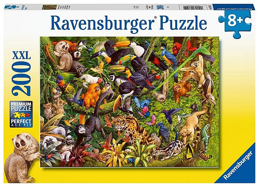 Ravensburger Puzzle Ravensburger Kinderpuzzle - 13351 Bunter Dschungel - 20 günstig online kaufen