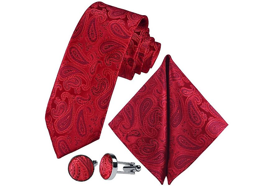 GASSANI Krawatte Hochzeitskrawatte Paisley Festlich, Herren-Krawatte Hochze günstig online kaufen