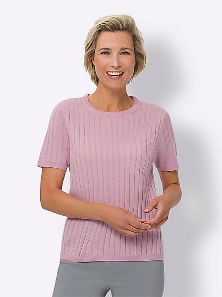 Sieh an! Strickpullover Kurzarmpullover . günstig online kaufen