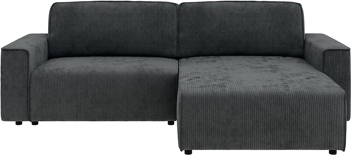 INOSIGN Ecksofa »Chance, Recamiere beidseitig montierbar, Schlaffunktion, B günstig online kaufen