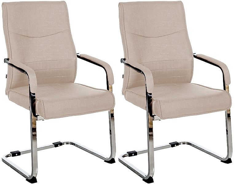 CLP Besucherstuhl Hobart (2er Set), Kunstleder günstig online kaufen