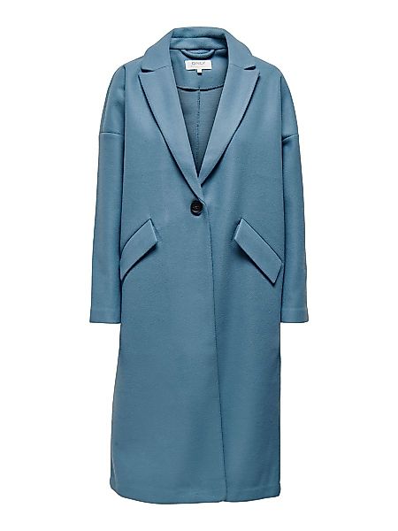 ONLY Langer Mantel Damen Blau günstig online kaufen
