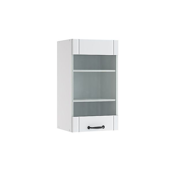 Vicco Glashängeschrank Fame-Line, Weiß Landhaus/Weiß, 40 günstig online kaufen
