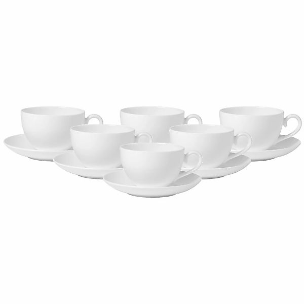 Villeroy & Boch Tasse "Kaffeetassen mit Untertassen Royal 260 ml 6er Set we günstig online kaufen