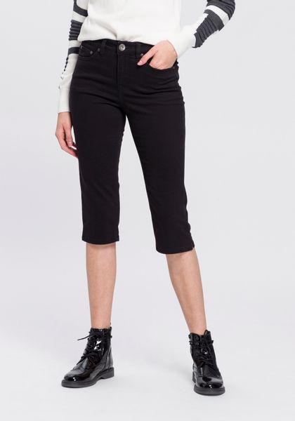 Arizona Caprijeans mit Schlitz am Saum günstig online kaufen
