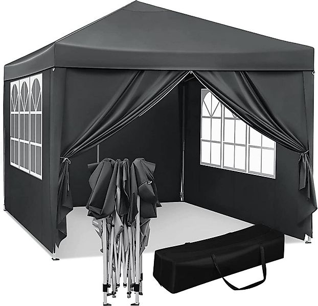 Woltu Faltpavillon, mit 4 Seitenteilen, aus günstig online kaufen