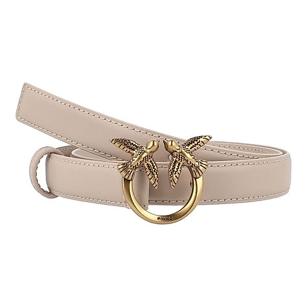 PINKO Ledergürtel Love Berry Koppelverschluss günstig online kaufen