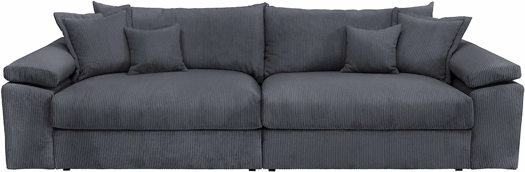 Home affaire Big-Sofa "Soft&Cosy XXL - Breite 303 cm", Mega-Sofa, in Cord, günstig online kaufen