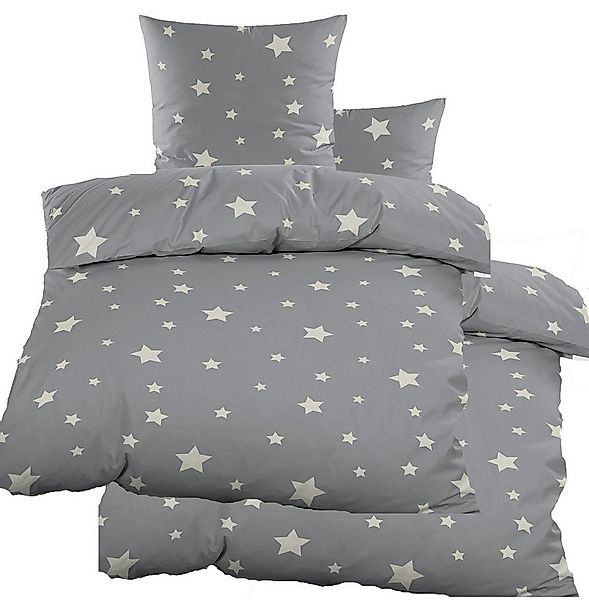 KH-Haushaltshandel Bettwäsche Biber Winter Bettwäsche 2x(135 x 200 + 80x80c günstig online kaufen