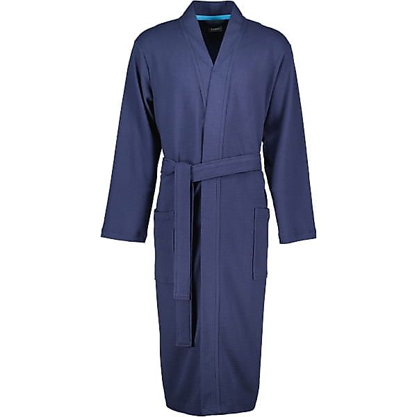 Cawö Home Herren Bademantel Kimono 816 - Farbe: marine - 14 günstig online kaufen