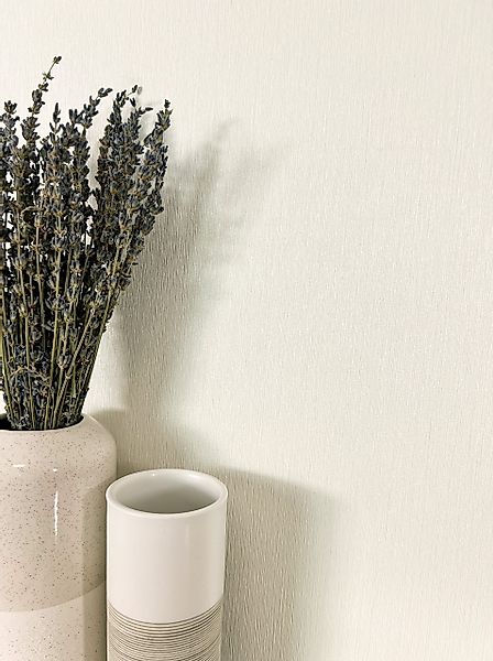 Newroom Vliestapete, Weiß Tapete Modern Unifarbe günstig online kaufen