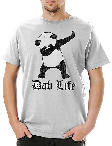 Urban Backwoods Print-Shirt Dab Life I Herren T-Shirt Panda Bär Bear Thug D günstig online kaufen