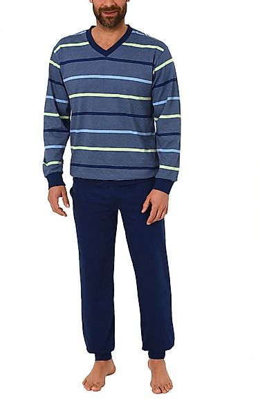 Normann Pyjama Herren Frottee Schlafanzug mit günstig online kaufen
