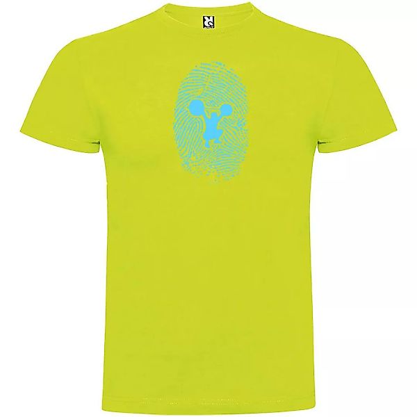 Kruskis Fitness Fingerprint Kurzärmeliges T-shirt XL Light Green günstig online kaufen