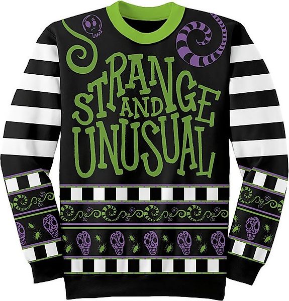 Beetlejuice Rundhalspullover Strange & Unusual Jumper günstig online kaufen
