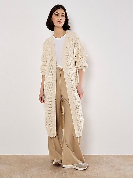 Apricot Cardigan Midi-Strickjacke (1-tlg) mit Zopfmuster günstig online kaufen