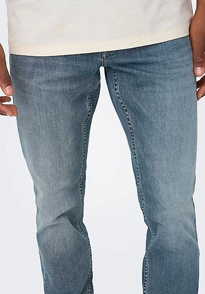 ONLY & SONS Slim-fit-Jeans "OS ONSLOOM SLIM BLUE GREY 40", mit Destroyed Ef günstig online kaufen