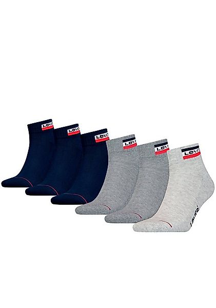 Levi's® Kurzsocken (Packung, 6-Paar) mit breitem Logobund günstig online kaufen