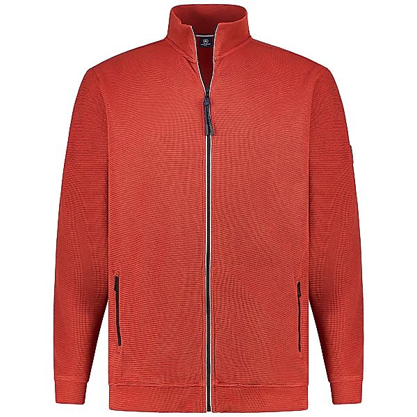 Lerros Sweatjacke aus Baumwollmischung Farbe rot Größe: 5XL günstig online kaufen