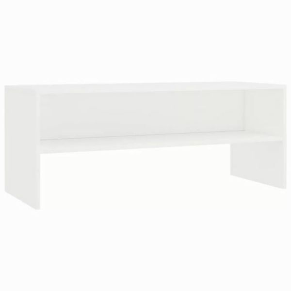 vidaXL TV-Schrank TV-Schrank Weiß 100 x 40 x 40 cm Spanplatte Lowboard günstig online kaufen