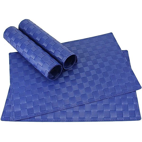 matches21 HOME & HOBBY Platzset Tischset MODERN violett lila 4er Tischunter günstig online kaufen