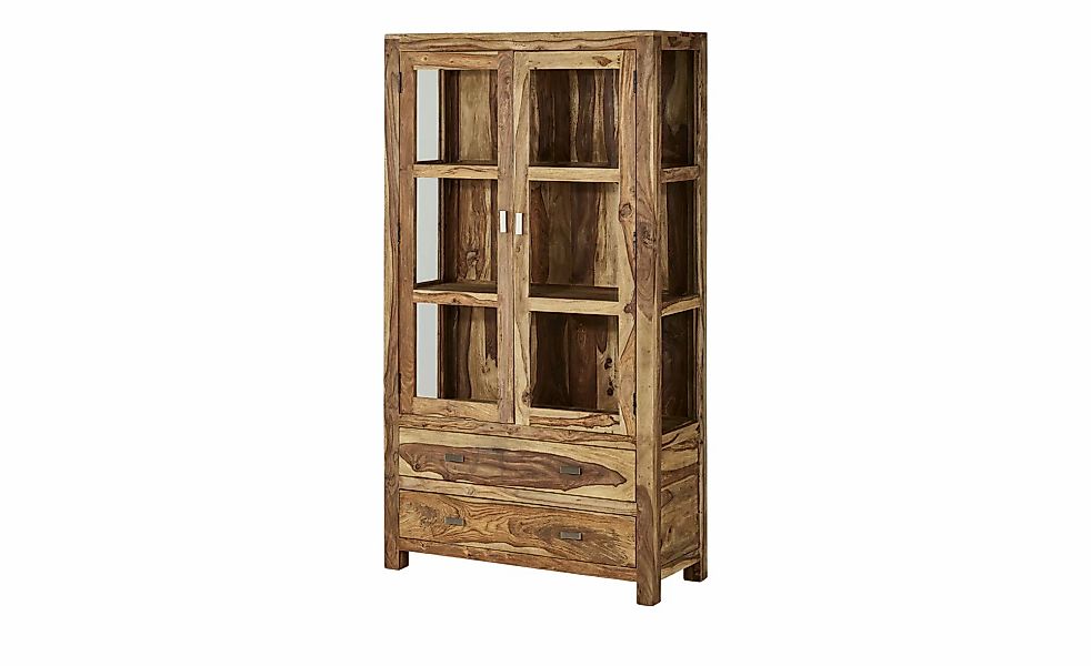 Woodford Vitrine  Palu ¦ holzfarben ¦ Maße (cm): B: 100 H: 180 T: 40.0 Schr günstig online kaufen