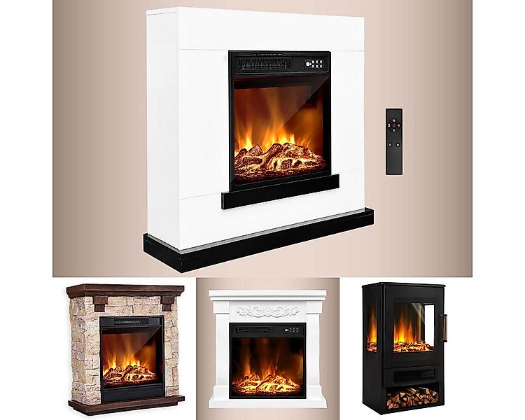 AMBINESS Elektrokamin 2 Heizstufen, 900W - 2000W, LED - 3D Flammeneffekt mi günstig online kaufen