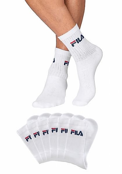 Fila Tennissocken "UNISEX CREW TENNIS FULL TERRY SOCKS", (6 Paar), Sportsoc günstig online kaufen