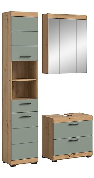 INOSIGN Badmöbel-Set »Siena, 3 teilig, bestehend aus:«, (Set), Hochschrank, günstig online kaufen