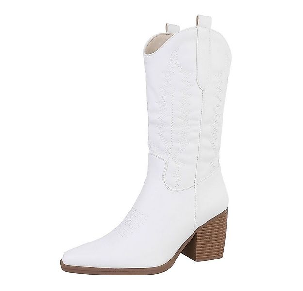 Ital-Design Damen Cowboyboots Western Westernstiefel (87379004) Blockabsatz günstig online kaufen