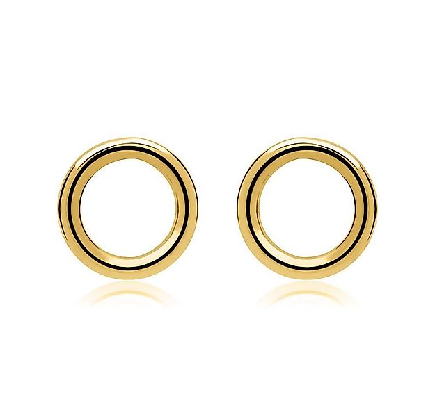 lanii Paar Ohrstecker Zierlicher Kreis in Gold LSE0013 günstig online kaufen