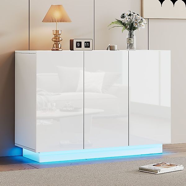 HAUSS SPOLE Sideboard 120x40x75cm Hochglanz mit günstig online kaufen