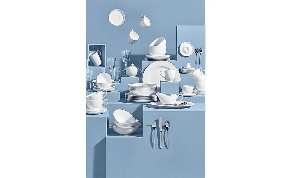 Peill+Putzler Speiseteller  Torino ¦ weiß ¦ Porzellan ¦ Maße (cm): H: 2  Ø: günstig online kaufen