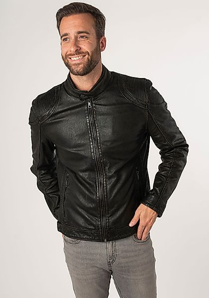Mauritius Lederjacke "MMChesney" mit Reißverschluss, Reißverschlusstaschen, günstig online kaufen