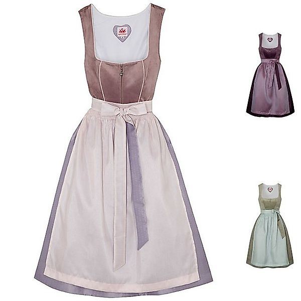 Spieth & Wensky Dirndl Samt Dirndl 2tlg. - DOREEN - malve günstig online kaufen