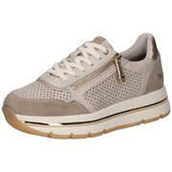 Mustang Plateau Sneaker Damen beige günstig online kaufen
