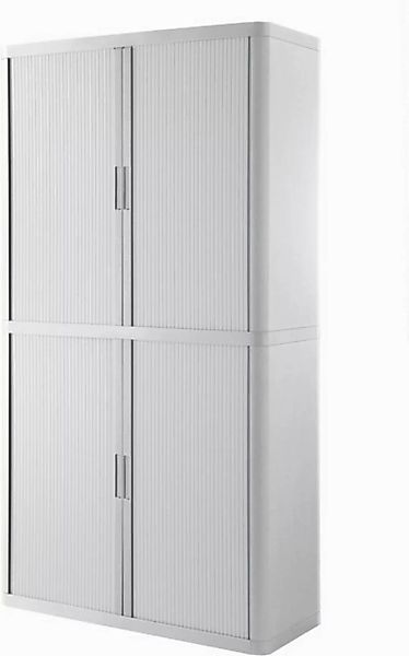 EASYOFFICE Aktenschrank Rollladenschrank easyoffice BxTxH 86x37,5x204cm wei günstig online kaufen