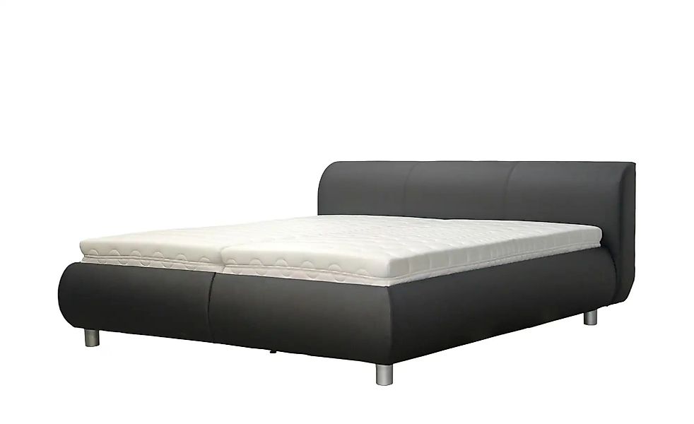 Polsterbett  Bristol ¦ schwarz ¦ Maße (cm): B: 199 H: 86 T: 234.0 Betten > günstig online kaufen