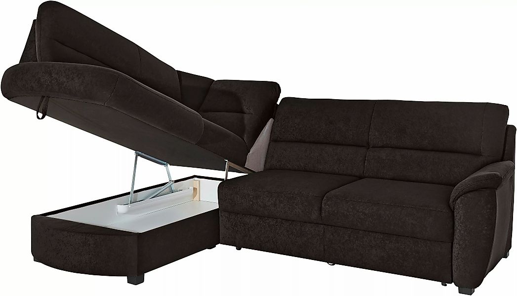 sit&more Ecksofa "Pandora L-Form", wahlweise mit Bettfunktion und Bettkaste günstig online kaufen