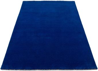 carpetfine Wollteppich "Gabbeh Lola Uni" rechteckig 14 mm Höhe mit natürlic günstig online kaufen