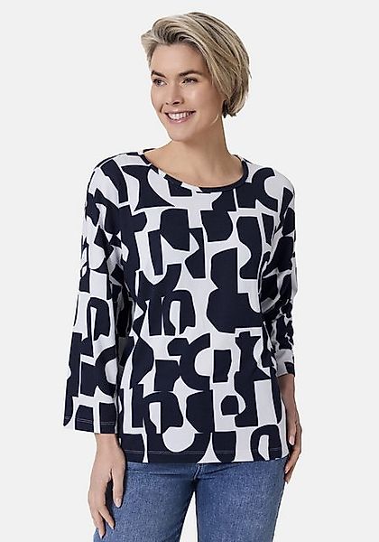 STOOKER WOMEN T-Shirt CARLY Print T-Shirt 3/4-Arm Print-Shirt Loose Fit Pri günstig online kaufen