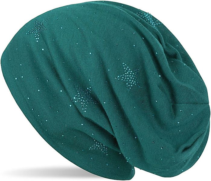 styleBREAKER Beanie Beanie mit Strass Sterne günstig online kaufen