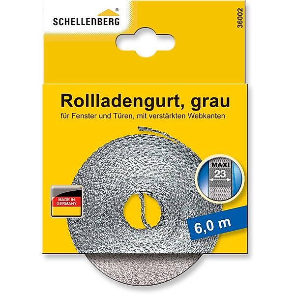SCHELLENBERG Maxi, 23 mm, 6 m Länge Rollladengurt, Gurtband erhältlich in u günstig online kaufen